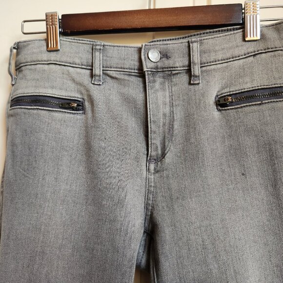 GAP Skinny Moto Jeans 27 inch inseam 27 inch Waist Secure Zip Pockets NWOT - Picture 5 of 9